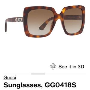 Modern Gucci sunglasses that reflects an elegant lifestyle.